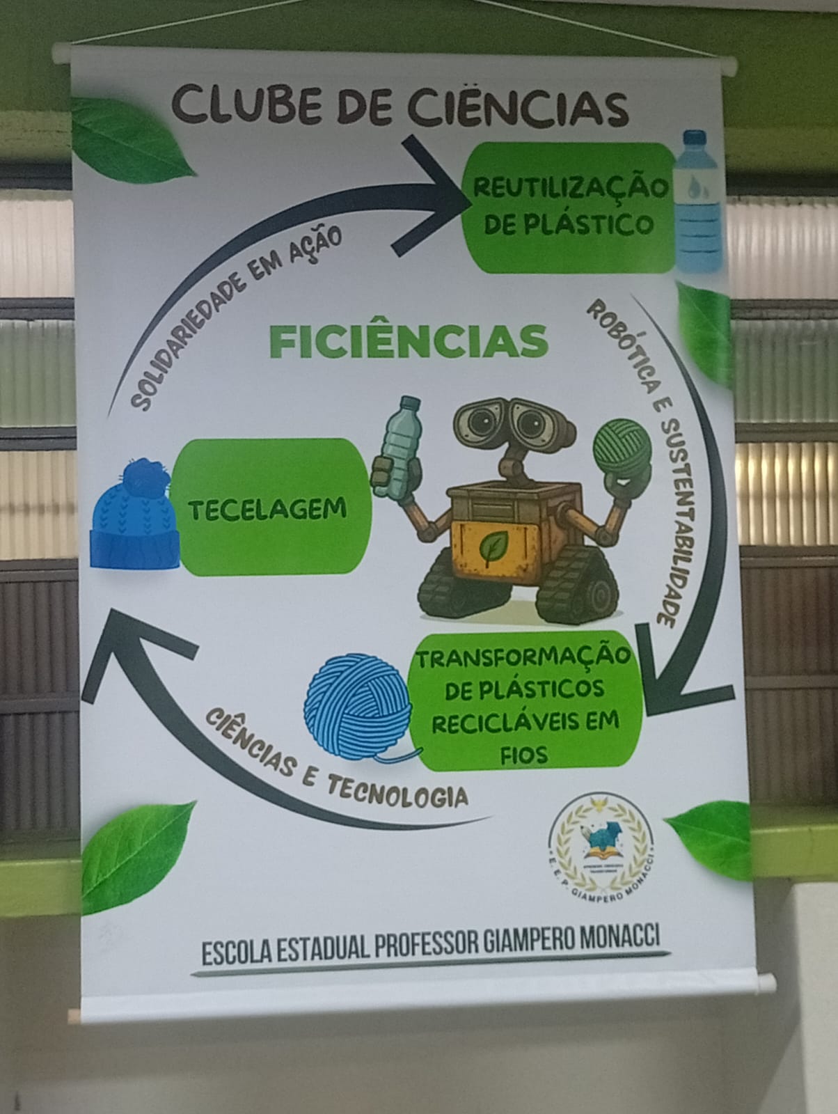 Banner Clube de Ciências
